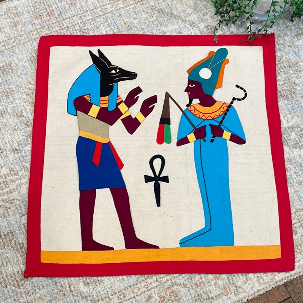 EGYPTIAN APPLIQUED PANEL